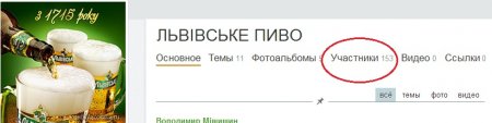 Эксперты назвали любимые бренды пива украинцев в соцсети odnoklassniki.ru
