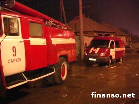 В результате пожара в жилом 9-этажном доме Харькова погиб один человек