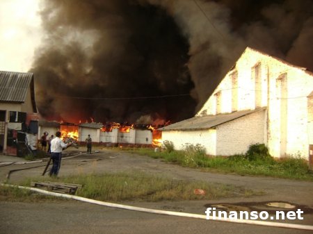 Сильнейший пожар на Закарпатье - горит лесохимический склад
