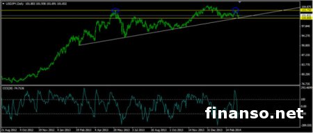 Пара USD/JPY на Форексе добралась до отметки 101.93