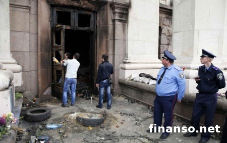 ГСЧС: пожар в одесском Доме профсоюзов не мог убить такое количество людей