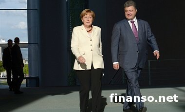 Петр Порошенко обсудил по телефону ситуацию на Донбассе с канцлерпом ФРГ Меркель