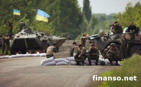 Нацгвардия окружила террористов в райцентре Амвросиевка на Донетчине, преступники в панике