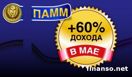 В мае инвесторы Форекс на ПАММ счетах RVD Markets получили до 60% дохода