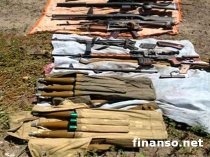 Правоохранители обнаружили оружейный склад террористов в Красном Лимане