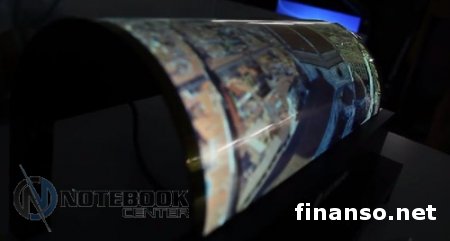 LG продемонстировала в действии 18-дюймовый гибкий дисплей