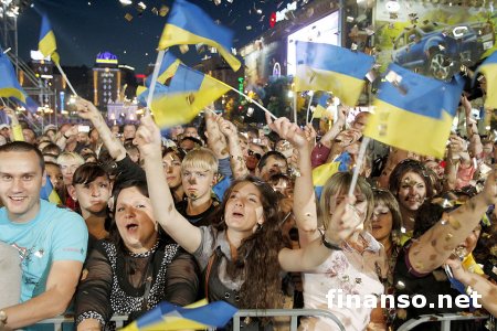 В Украине количество сторонников независимости  возросло до рекордных 90%