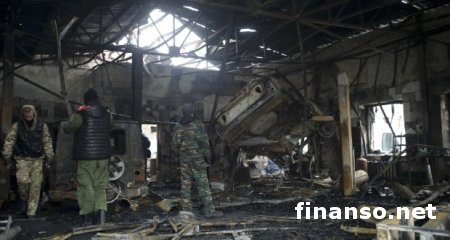 В Донецком аэропорту договорились о эвакуации раненых