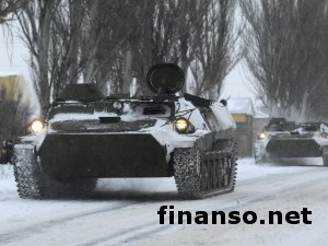 В район Донецка стянуто порядка 300 боевиков и 30 единиц бронетехники