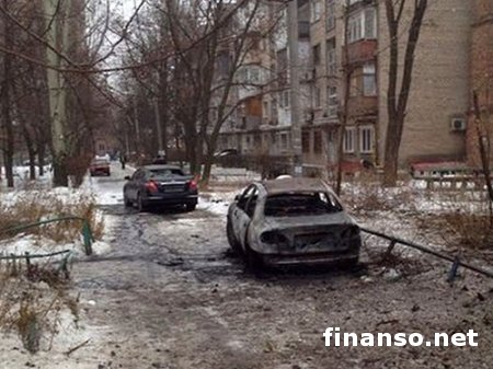 Пророссийские боевики активно продолжают артобстрел жилдомов Дебальцево