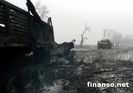 В Минобороны показали технику боевиков, уничтоженную под Донецком