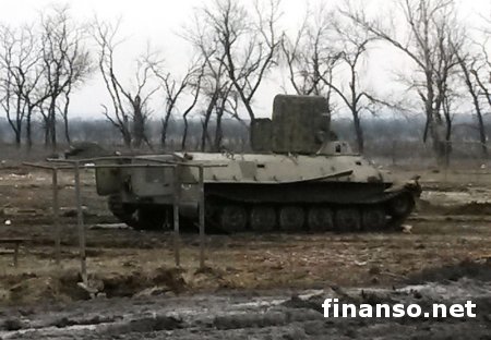 В Минобороны показали технику боевиков, уничтоженную под Донецком