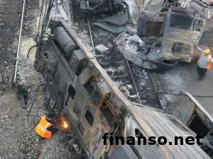 На Луганщине взорвался поезд с углем для Украины