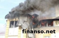 В Житомире огнем горит развлекательный центр принадлежавший депутату