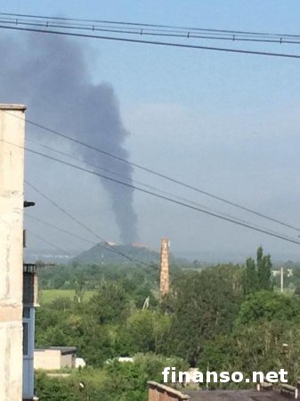 Бои в Донецке: в результате обстрела загорелся ипподром «Эквицентр»