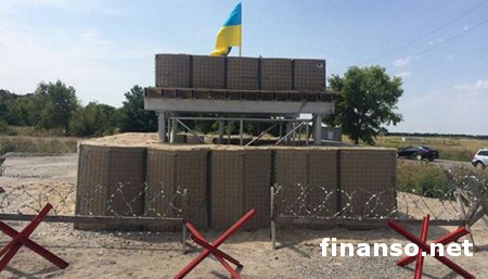 На Днепропетровщине появились первые блокпосты по стандартам НАТО