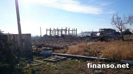 Появилось видео со склада боеприпасов, взорвавшегося в Сватово