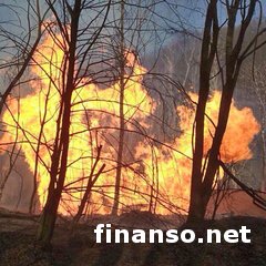 На Закарпатье взорвался и горит газопровод «Союз» - ГСЧС
