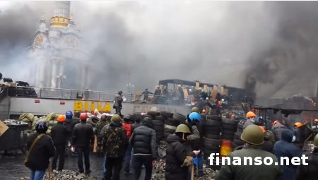 В Сети обнародовано видео мощного взрыва на Майдане 20 февраля 2014-го