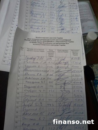 В Раде собирают подписи за назначение Луценко главой ГПУ