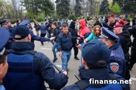 В Одессе День освобождения города отпраздновали с драками