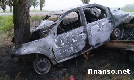 Трагическое ДТП на Винничине – в машине сгорели заживо четыре человека
