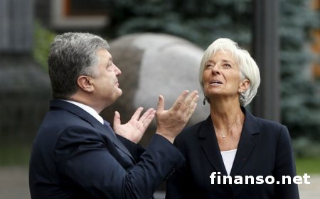 Порошенко обсудил с Лагард  следующий транш МВФ