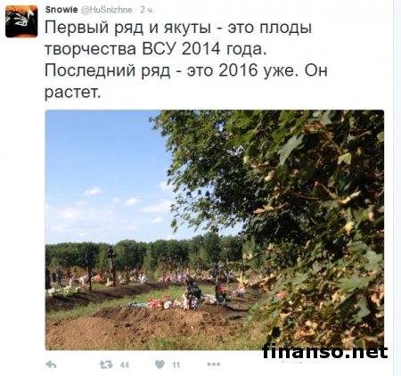 На Донетчине найдено кладбище российских боевиков ДНР