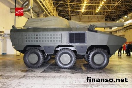 В Украине презентовали новый БТР, оснащенный гаубицей