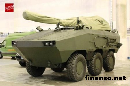 В Украине презентовали новый БТР, оснащенный гаубицей