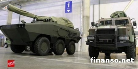 В Украине презентовали новый БТР, оснащенный гаубицей