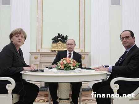 Встреча Меркель, Олланда и Путина: не смогли договориться