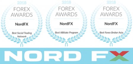 NordFX оформила хет-трик в ворота Forex Awards