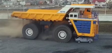 БелАЗ и легковушка сравнительные характеристики