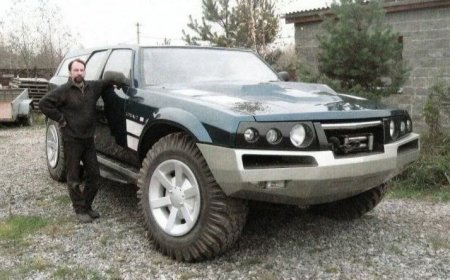 В России показали джип Уран